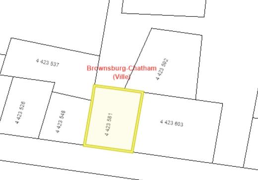 Terrain à vendre -  Ch. Dewar, Brownsburg-Chatham, J8G 1P8