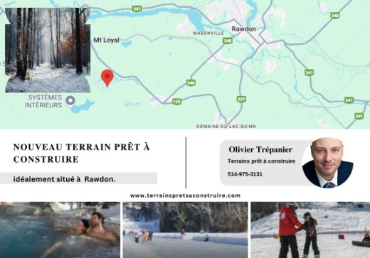 Terrain à vendre - 0 Rue Durocher, Rawdon, JOK1S0