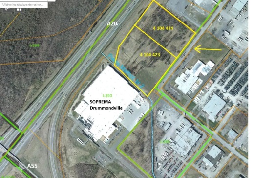 Land for sale - 2520 Canadien, Drummondville, J2C 7W1