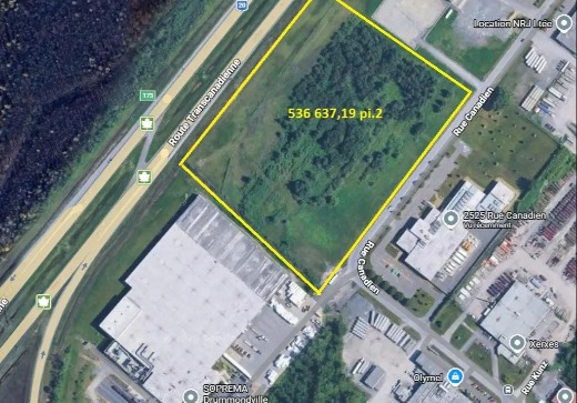 Land for Sale - 2520 Canadien, Drummondville, J2C 7W1