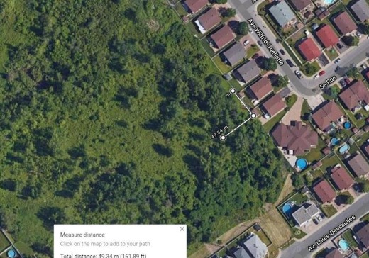 Land for Sale - 1 50e Avenue, Montreal (Rivière des Prairies), H1E 6K2