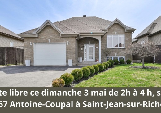 Plain-pied à vendre - 867 Rue Antoine-Coupal, Saint-Jean-sur-Richelieu, J3B0B3